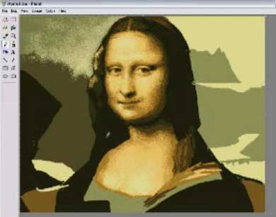 Mona Lisa MS Paint